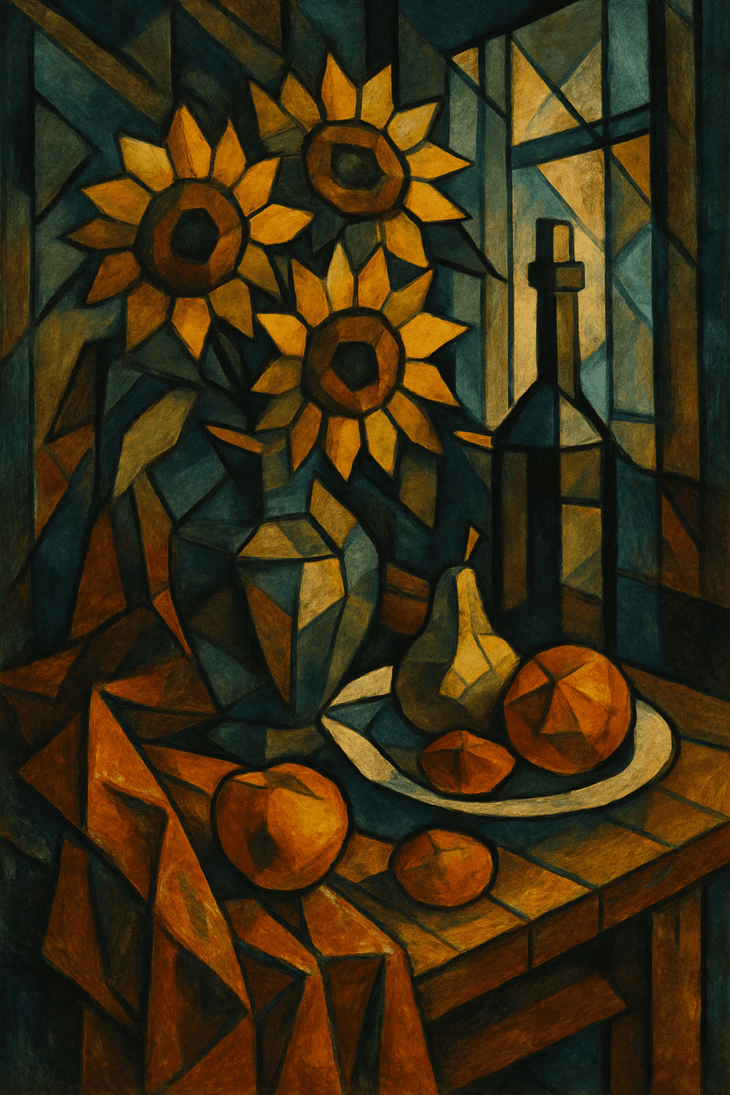 Picasso Cubist Style