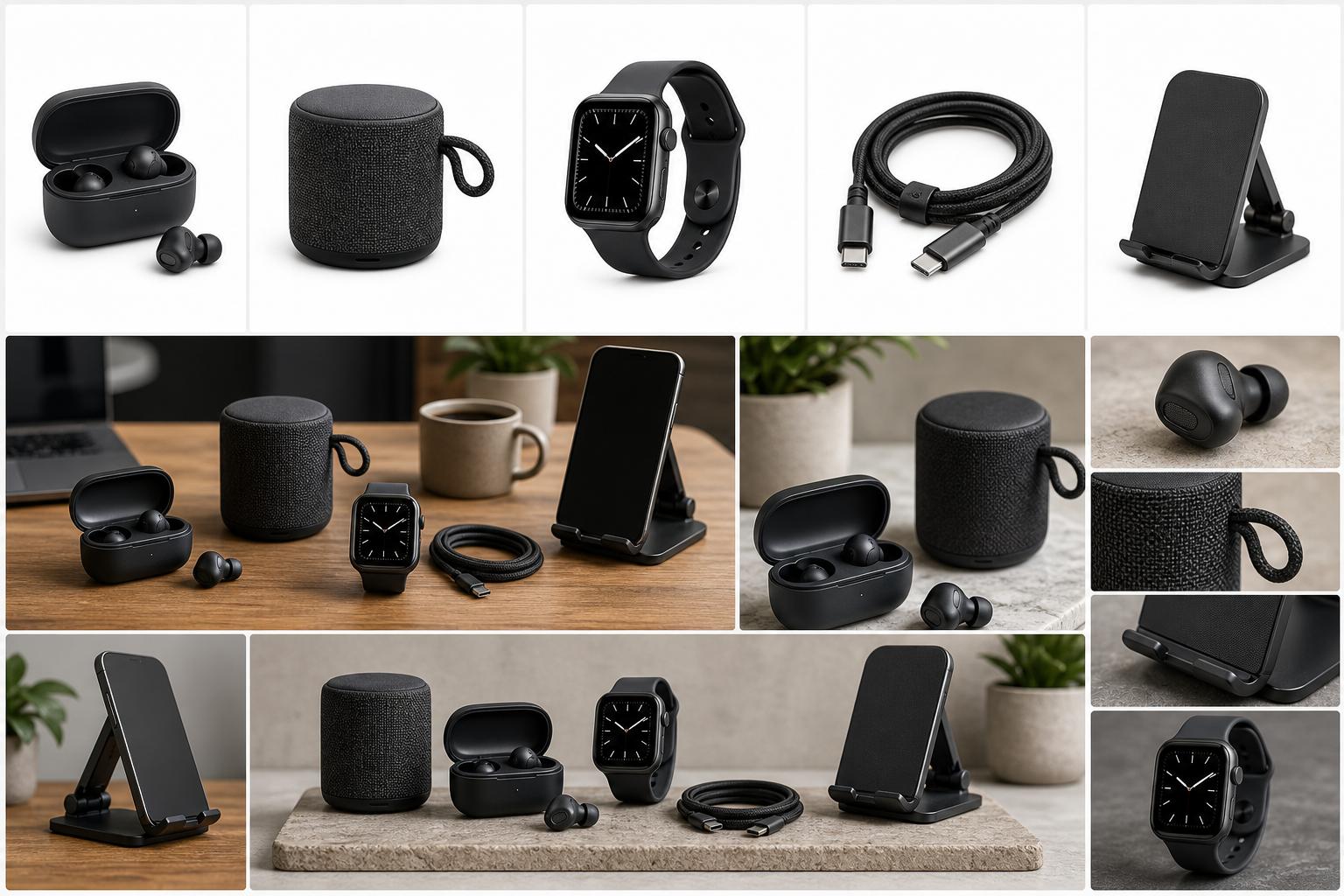 KI‑Paket für Elektronik‑Produktfotografie fürs E‑Commerce