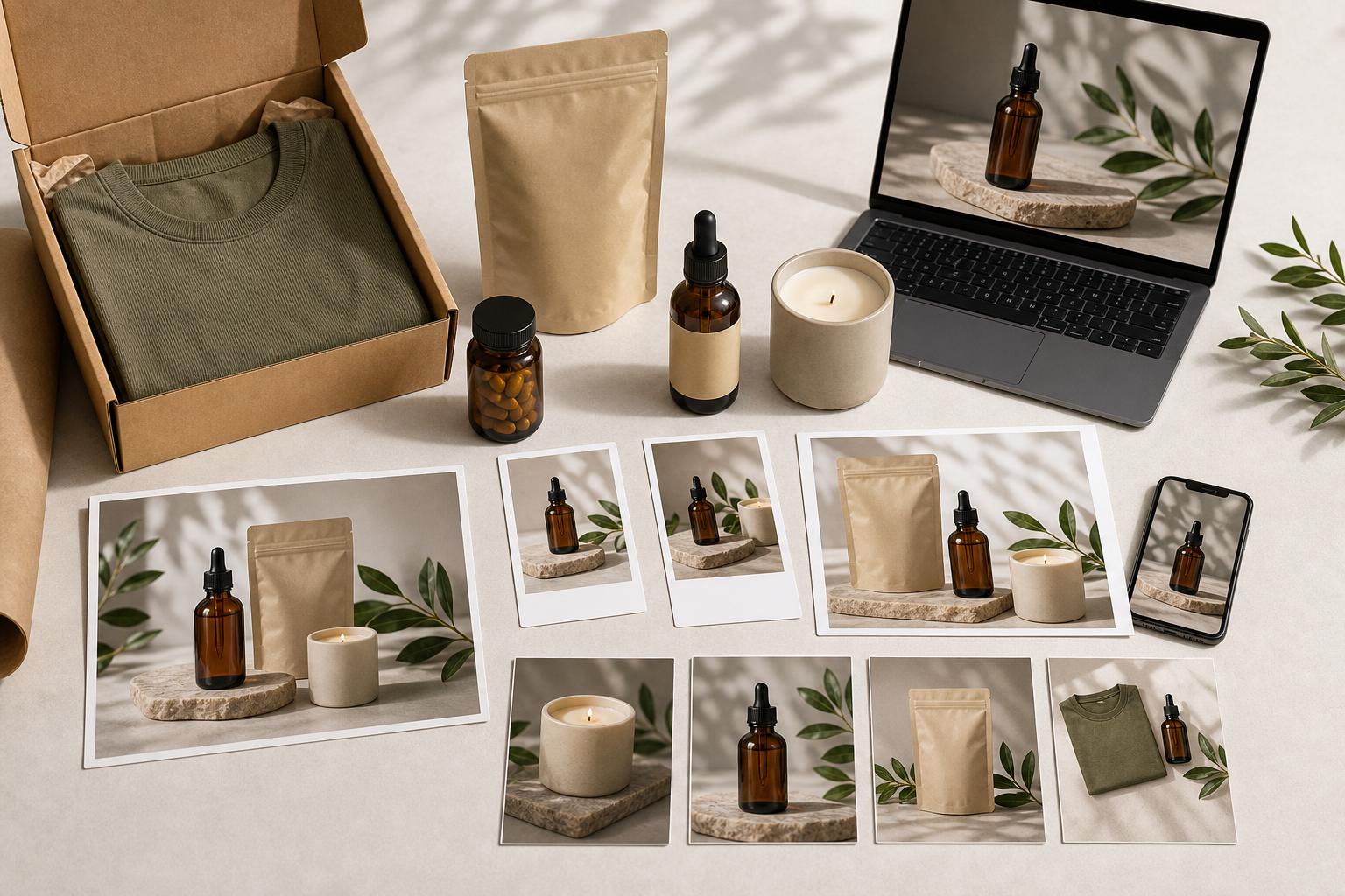 Ecommerce product visuals created for a product launch