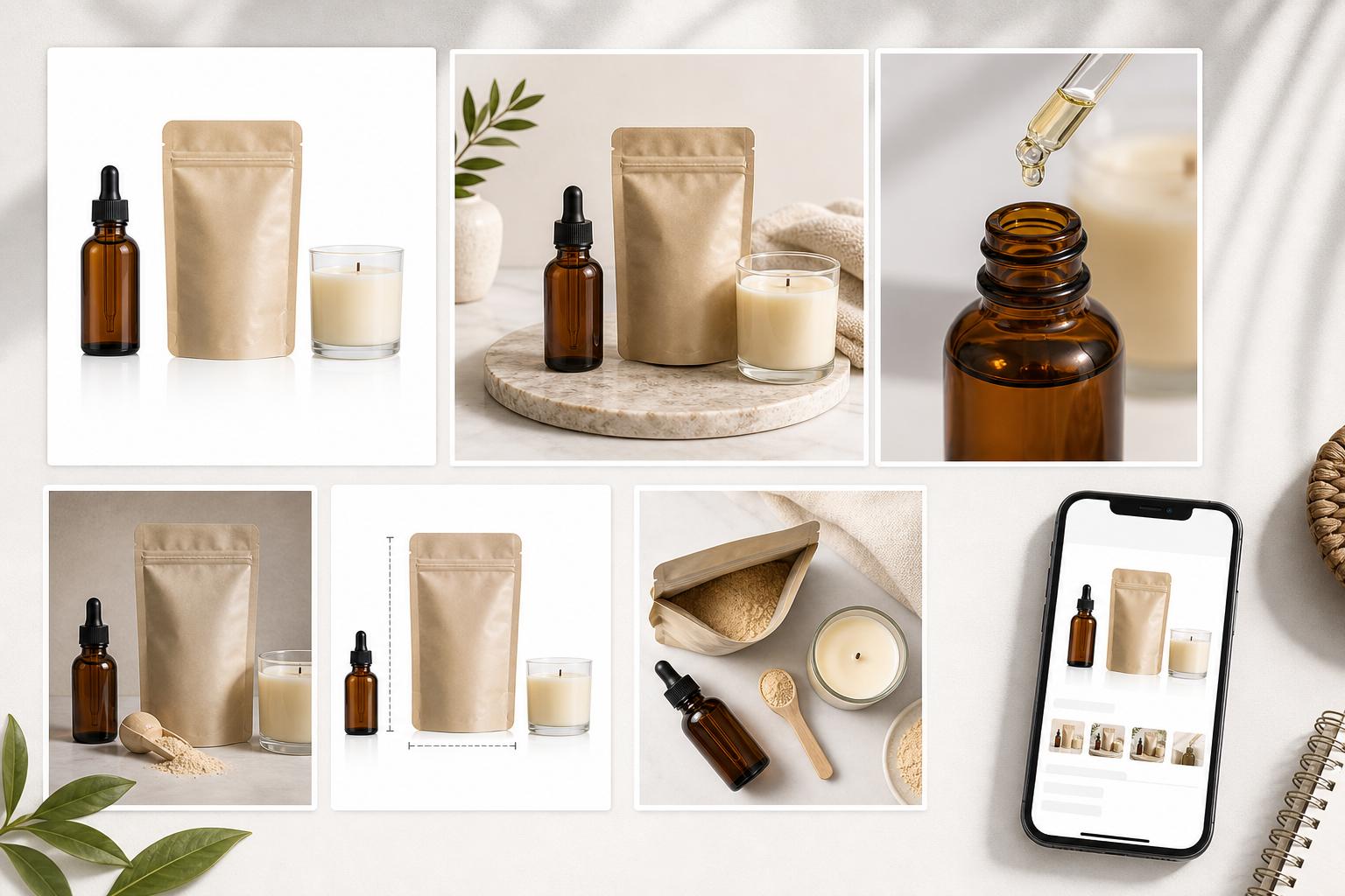 AI-generated Amazon product image package for generic ecommerce products