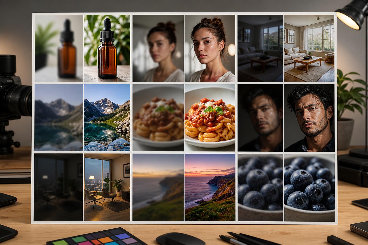 Enhance image quality AI examples with sharpened and cleaned photos