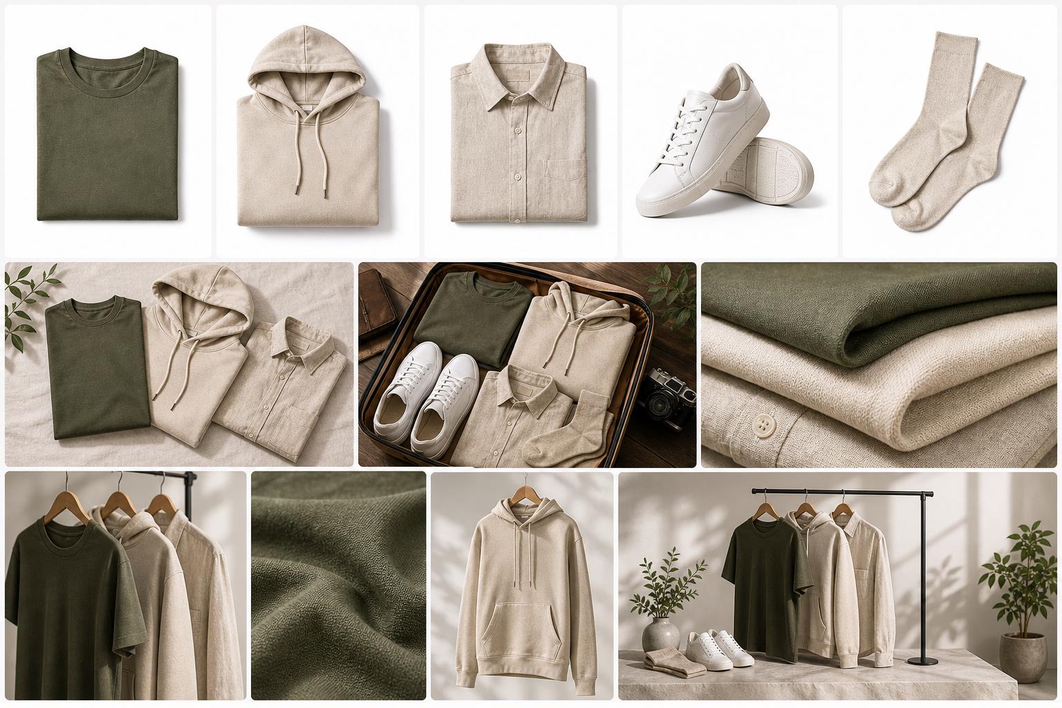AI ecommerce product image example for apparel