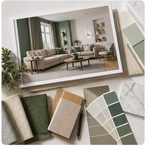 Interior designer presentation visual example