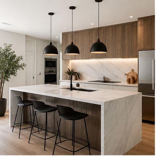 Modern kitchen sales render example