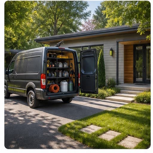 Local service business commercial visual example