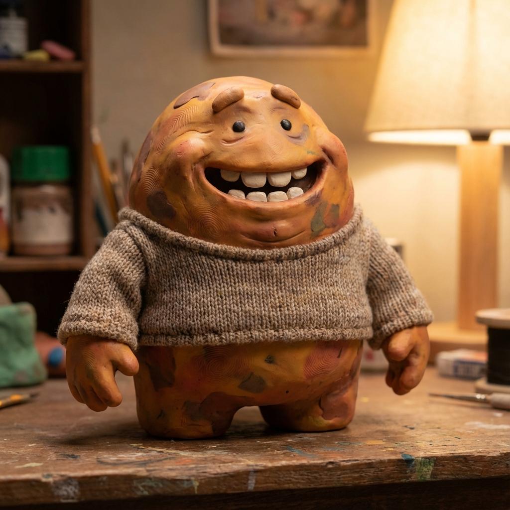 Styl Animacji Poklatkowej z Gliny