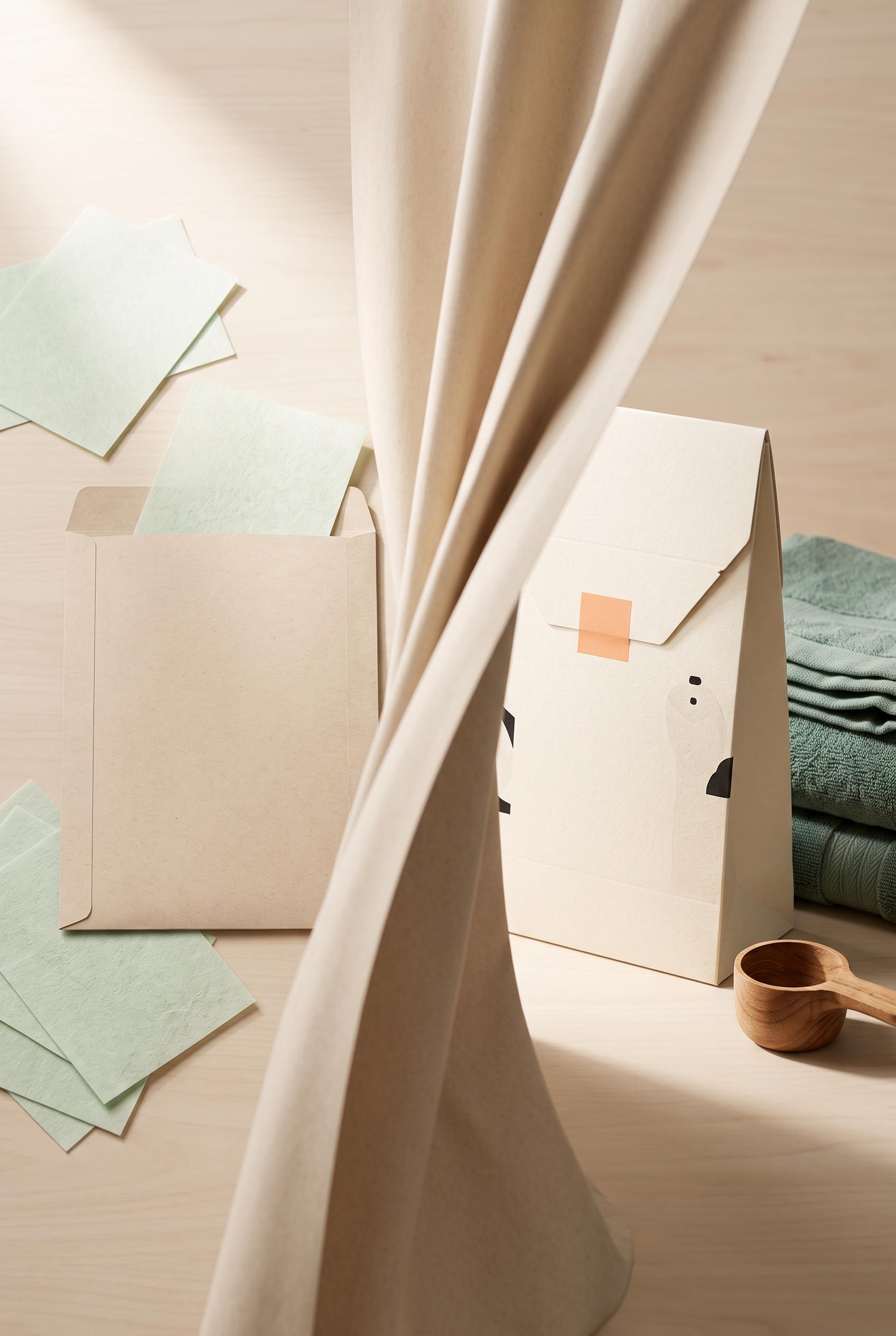 Create a commercial-quality product packaging scene in a vertical 2:3 Pinterest composition. Show a 