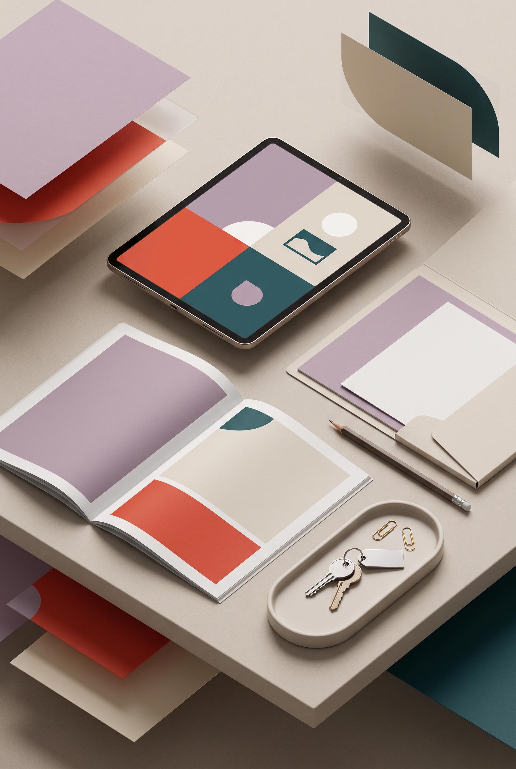 Create a commercial-quality Pinterest product mockup in a vertical 2:3 composition for an editable r