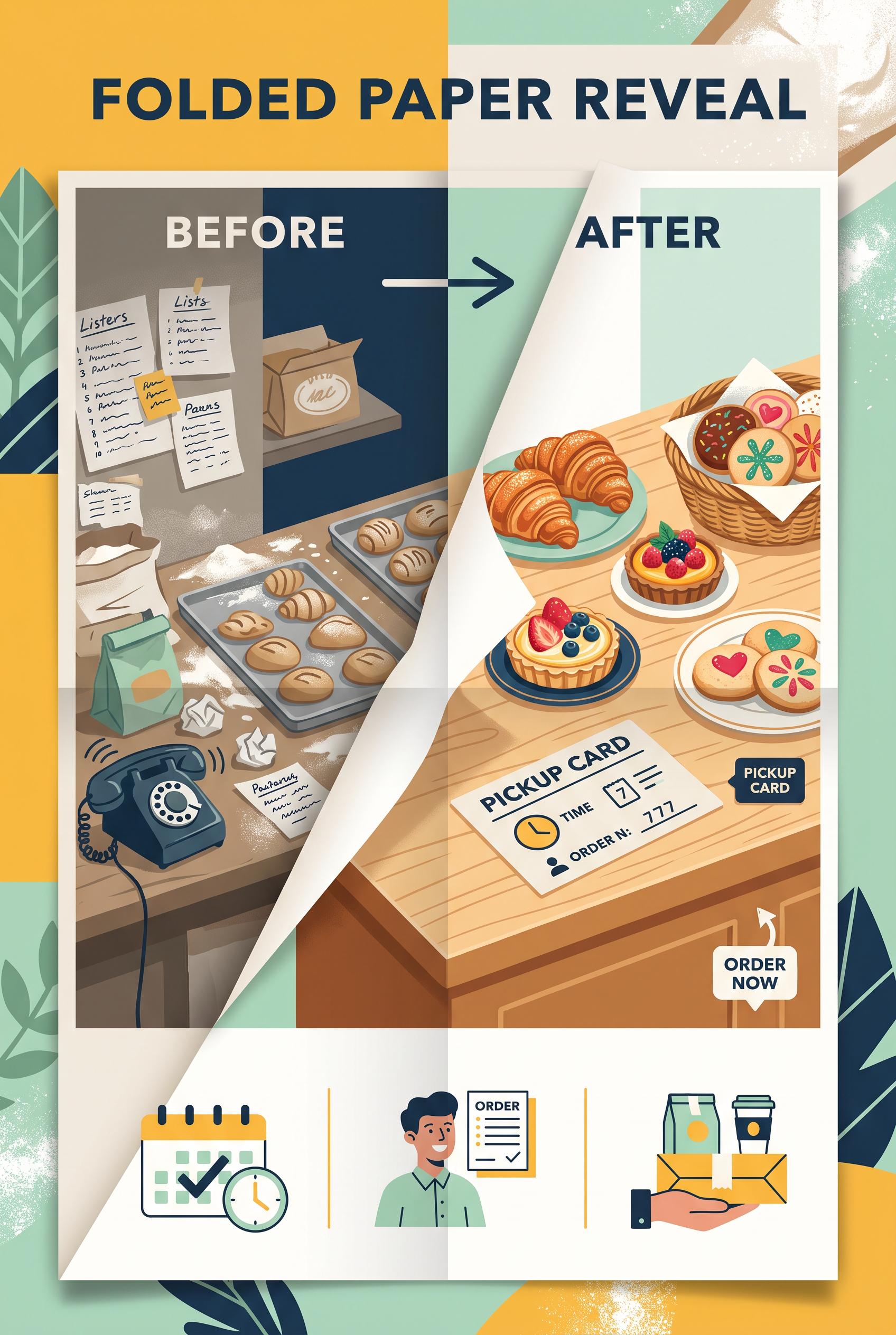 Create a commercial-quality Pinterest marketing visual in a vertical 2:3 composition showing a befor