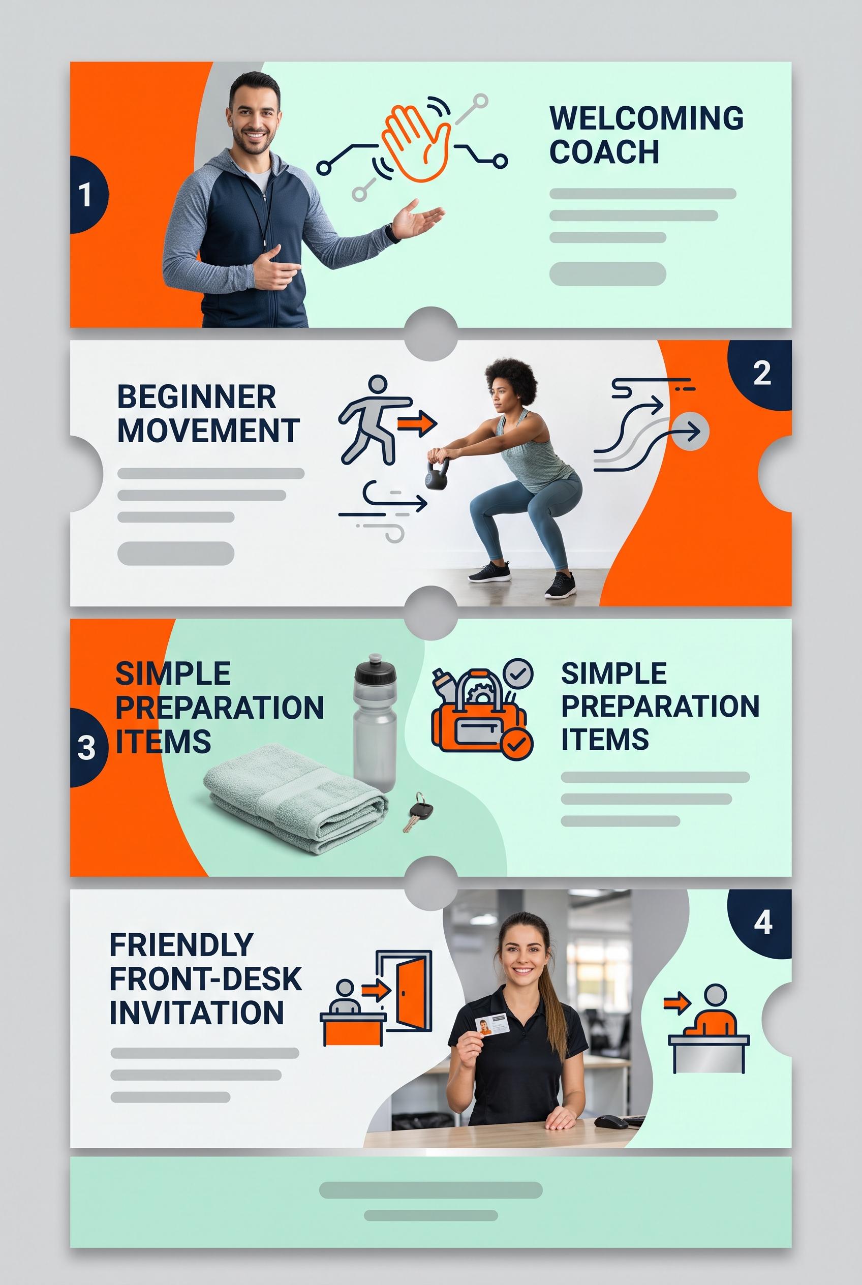 Create a commercial-quality vertical 2:3 Pinterest composition explaining a four-part trial class ca