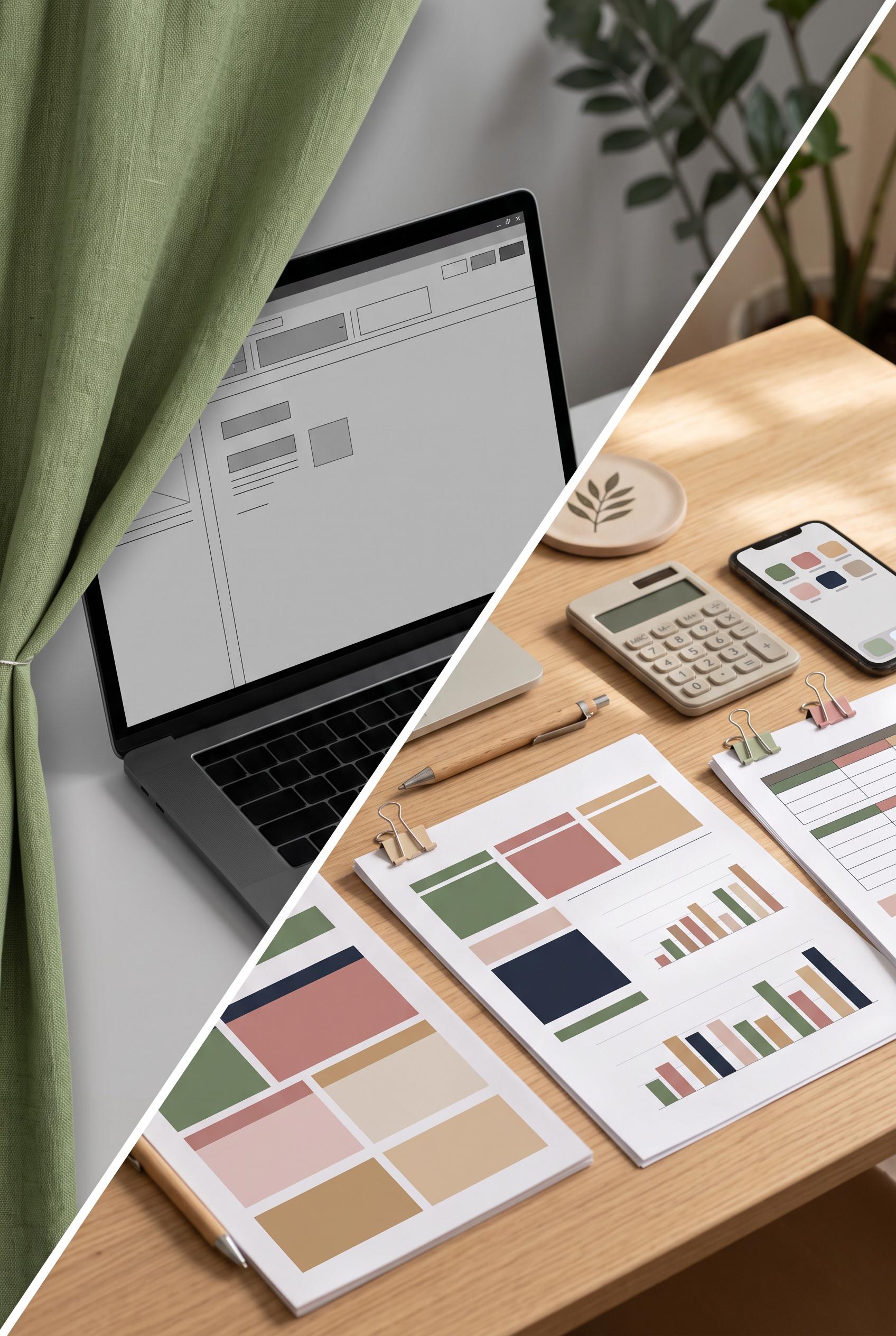 Create a commercial-quality Pinterest graphic in a vertical 2:3 composition showing a clear before-a