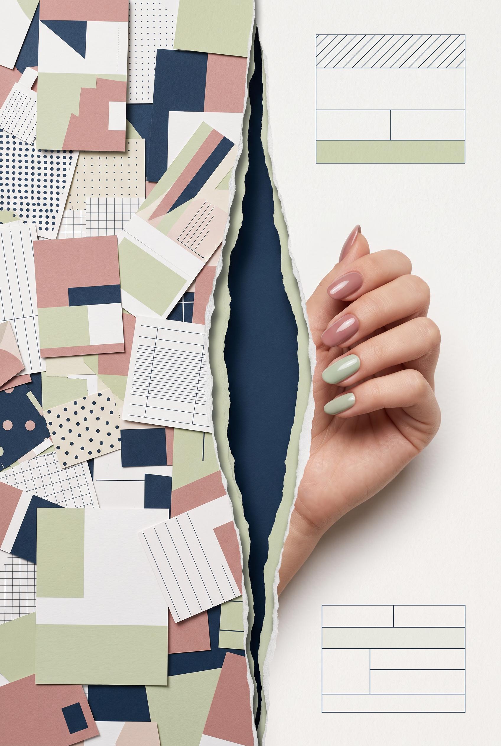 Create a commercial-quality vertical 2:3 Pinterest composition showing a before-and-after marketing visual ...