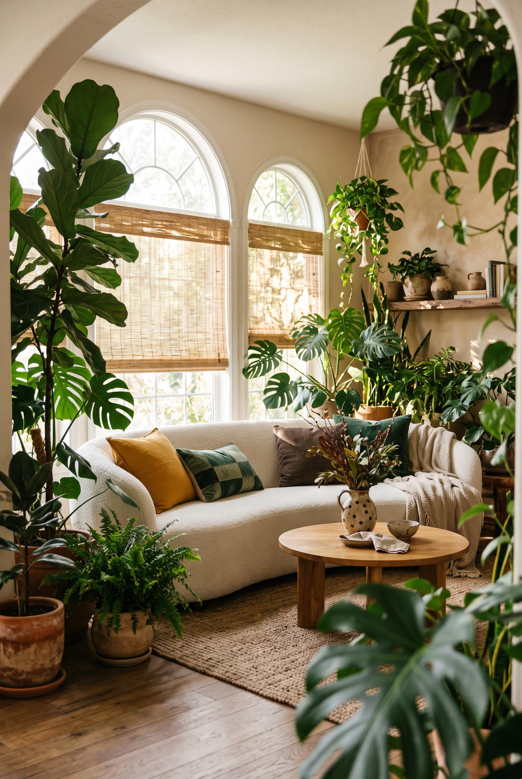 Create a commercial-quality interior editorial photograph in a vertical 2:3 Pinterest composition of