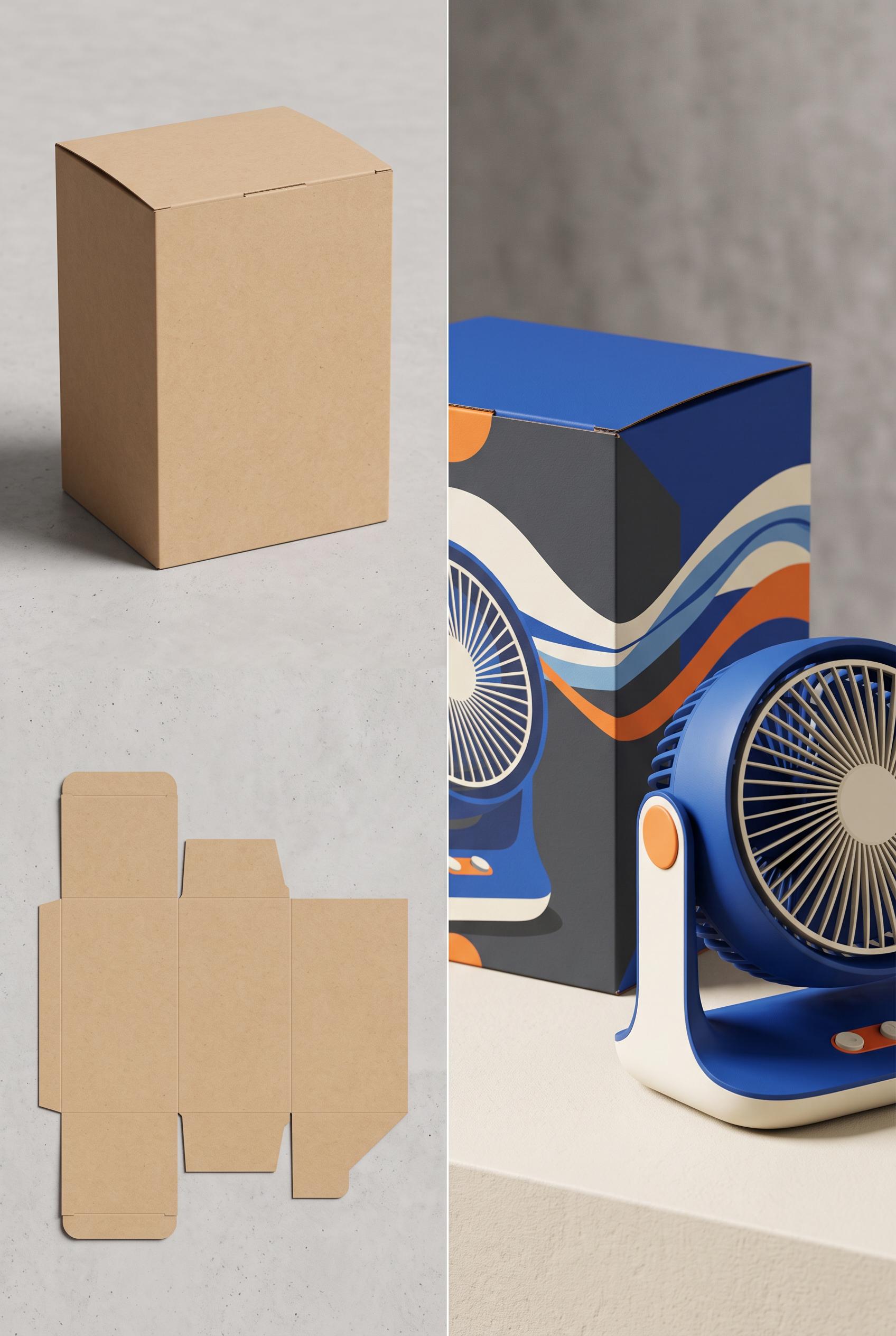 Create a commercial-quality product mockup in a vertical 2:3 Pinterest composition. Show a before-an