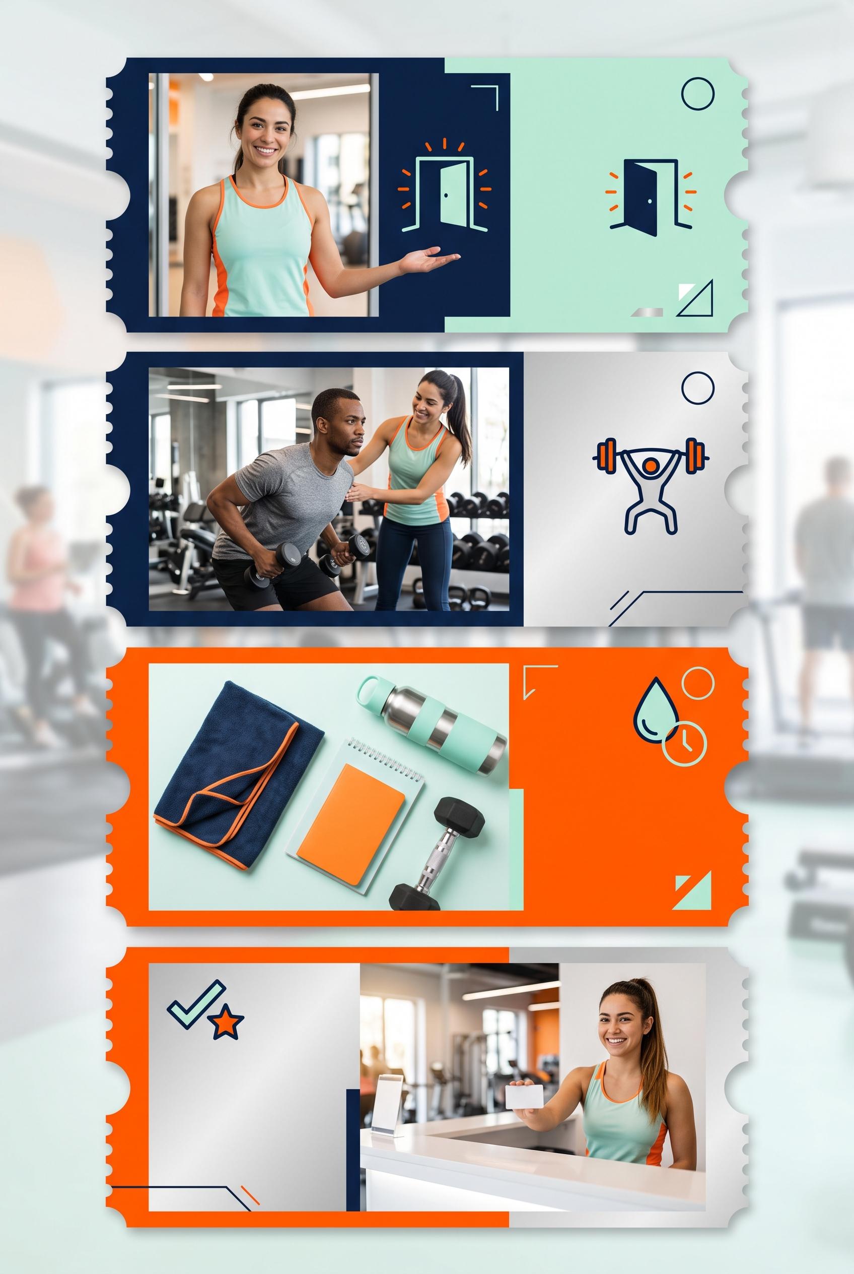 Create a commercial-quality vertical 2:3 Pinterest composition explaining a four-part trial class ca