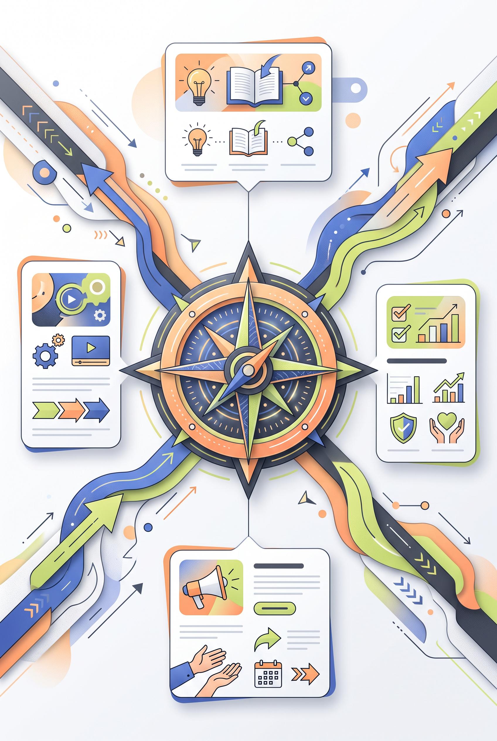 Create a commercial-quality vertical 2:3 Pinterest composition for an educational creator campaign p
