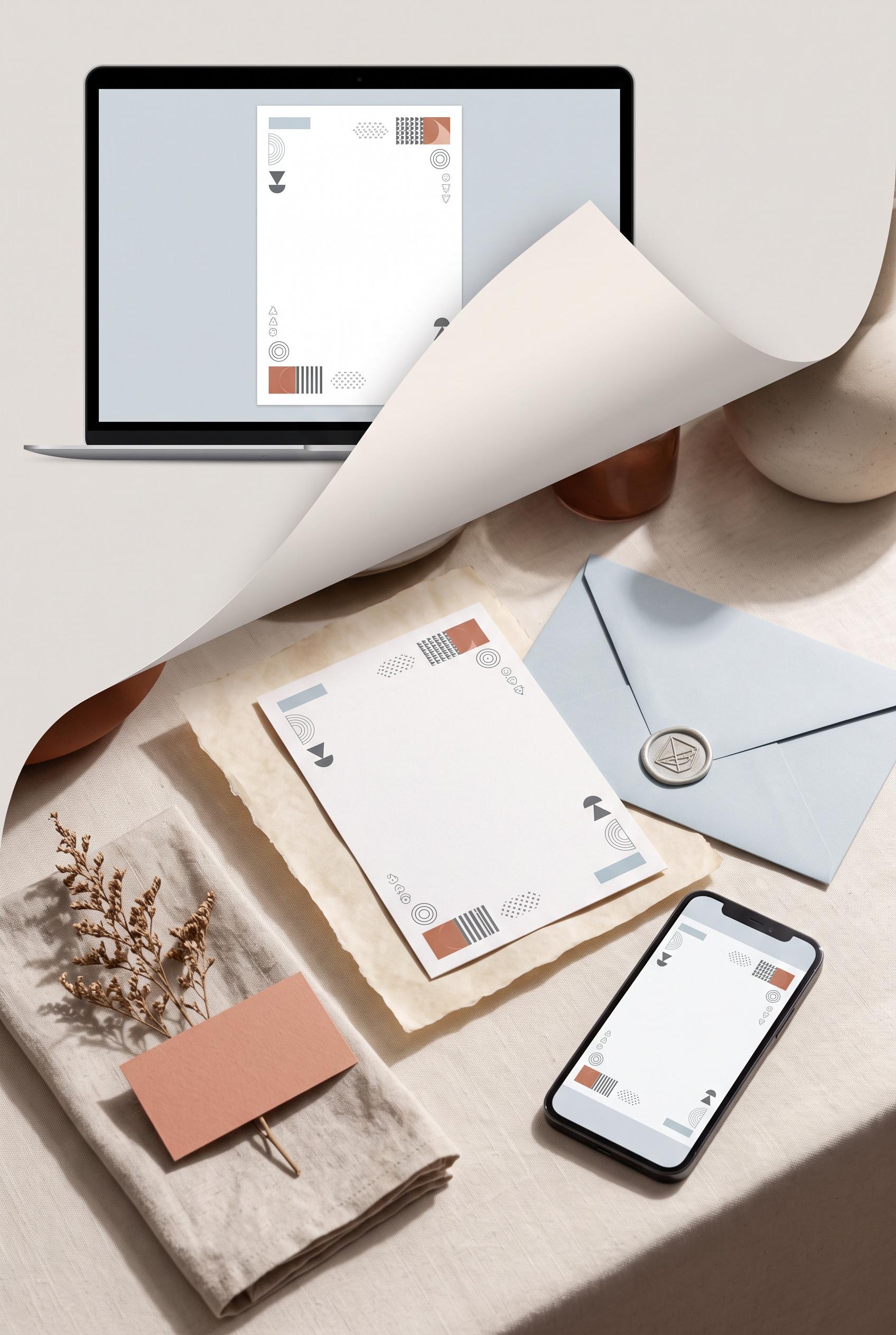 Create a commercial-quality vertical 2:3 Pinterest composition for an Etsy listing concept. Show an 