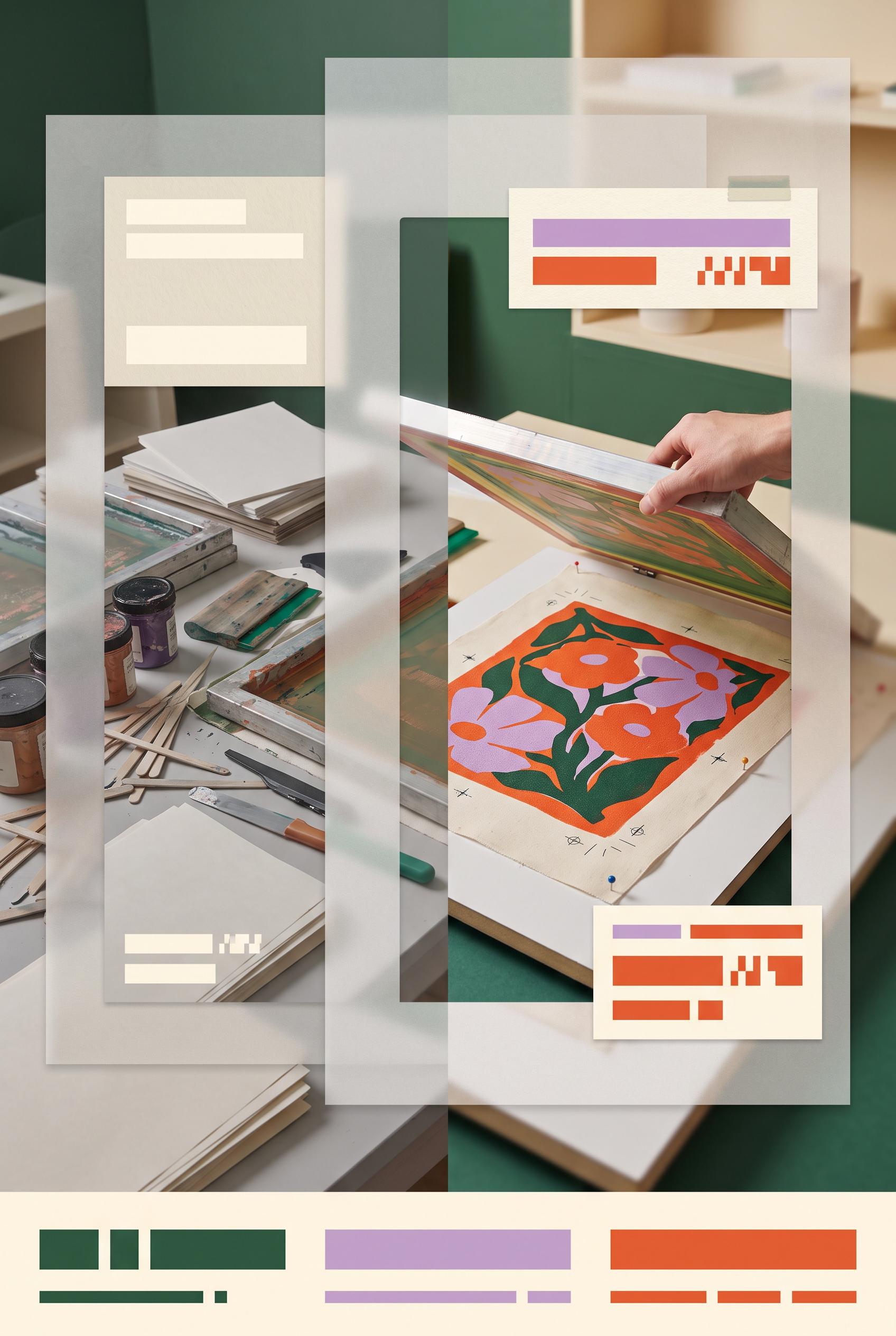 Create a commercial-quality art-directed Pinterest graphic in a vertical 2:3 composition for an inde