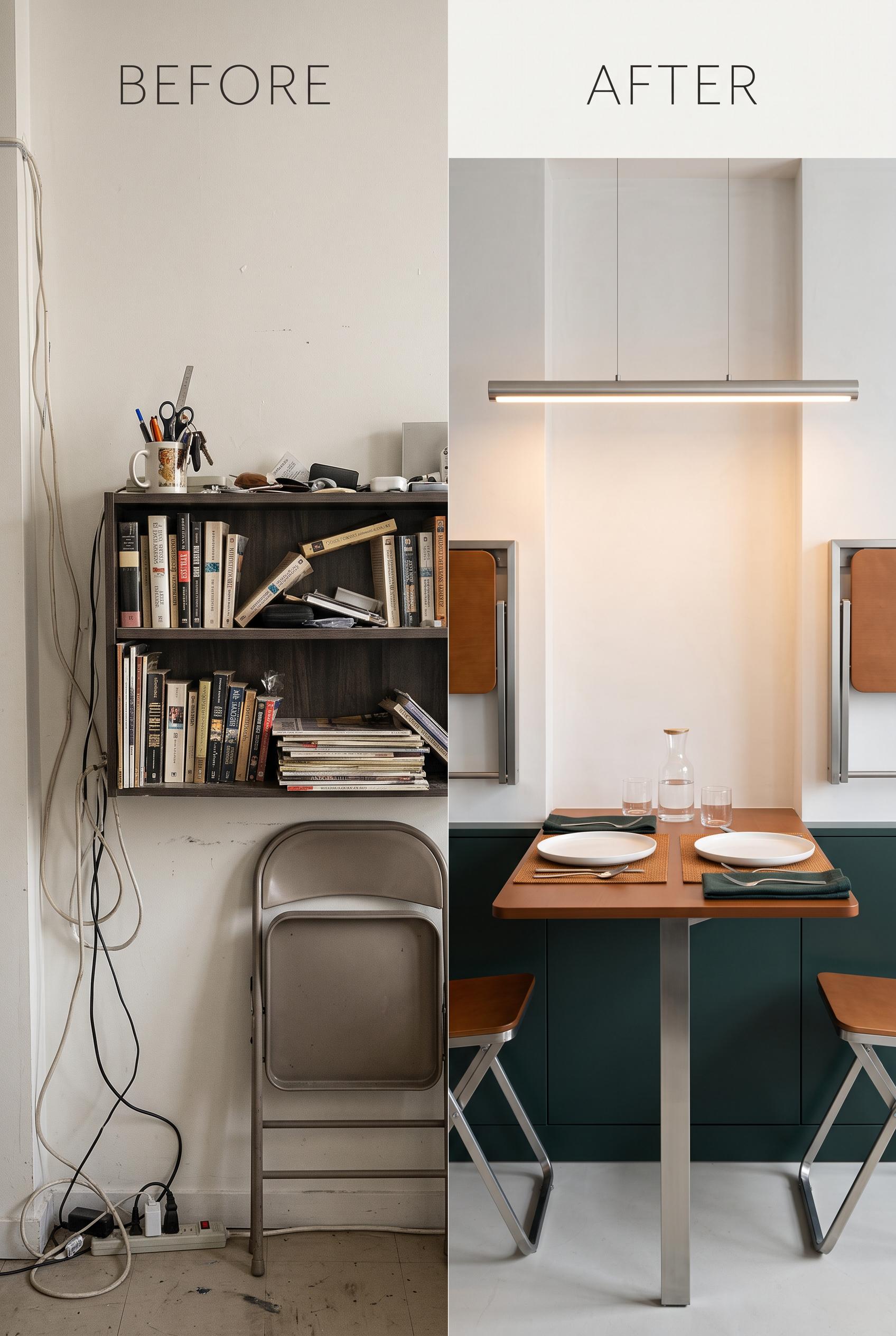 Create a commercial-quality interior design editorial image in a vertical 2:3 Pinterest composition,