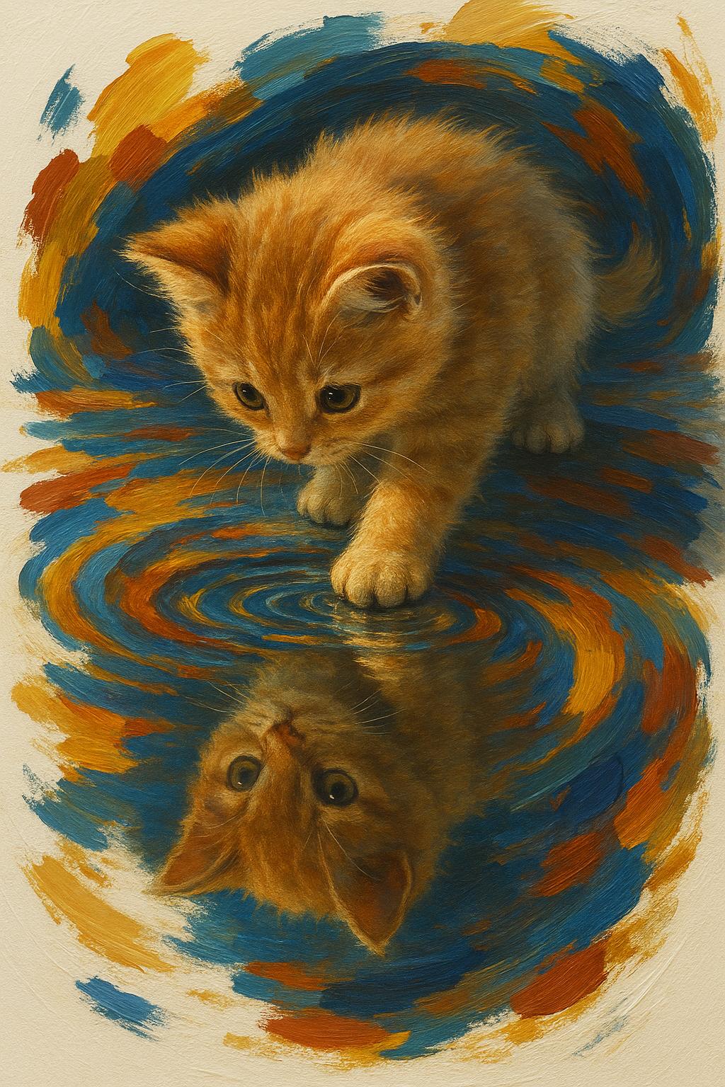 Image of different shades of paint on a white background in a mysterious game that created a wonderf