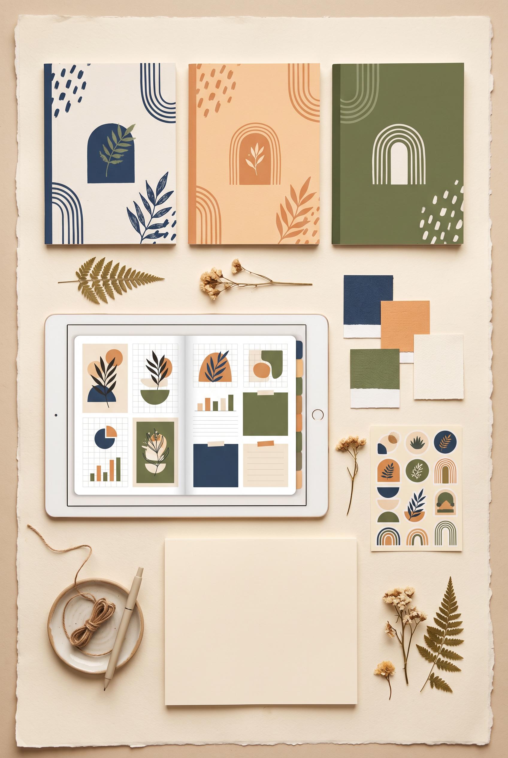 Vertical 2:3 Pinterest composition, commercial-quality art direction, inspirational branding-system 