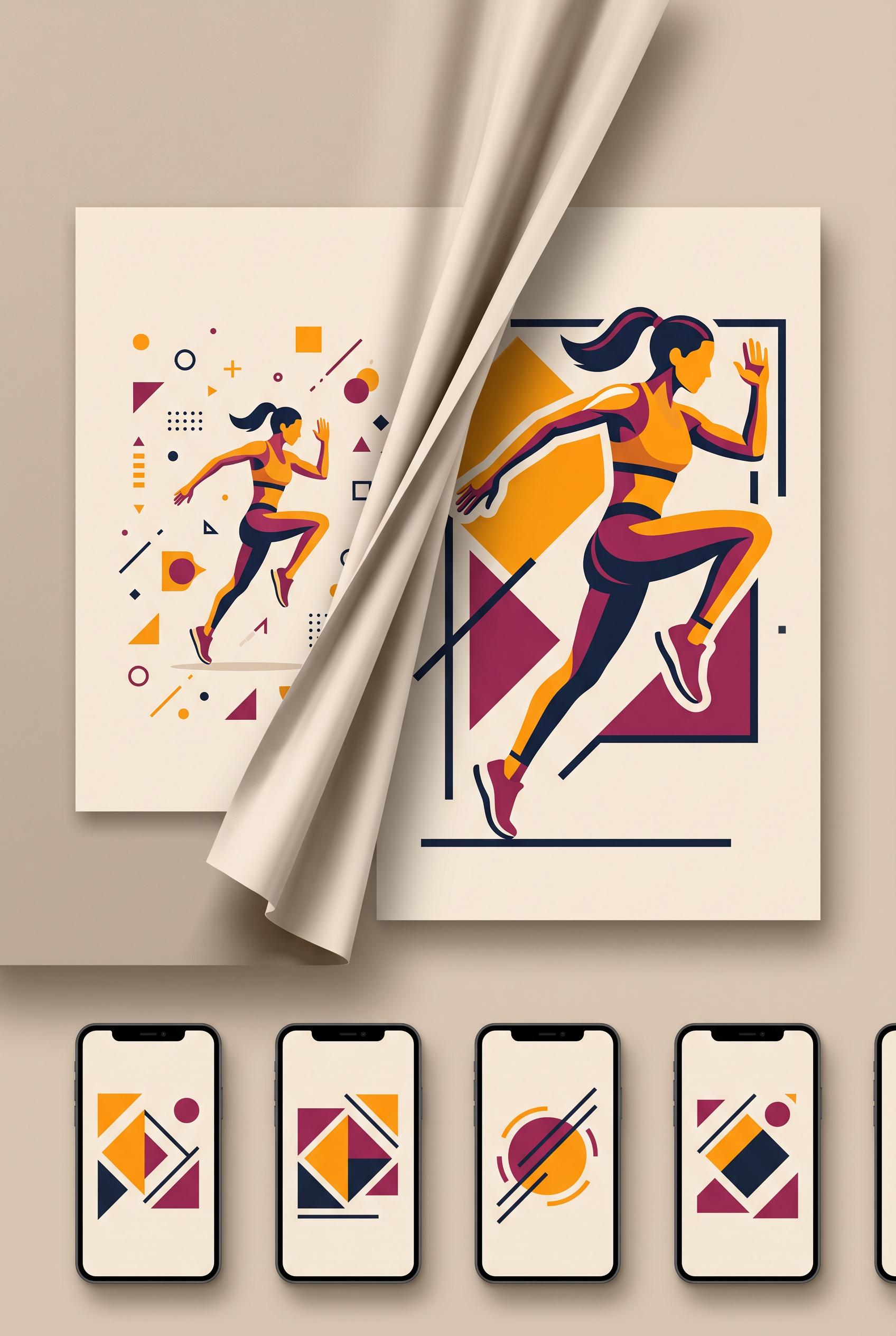 Create a commercial-quality vertical 2:3 Pinterest composition showing a before-and-after redesign o