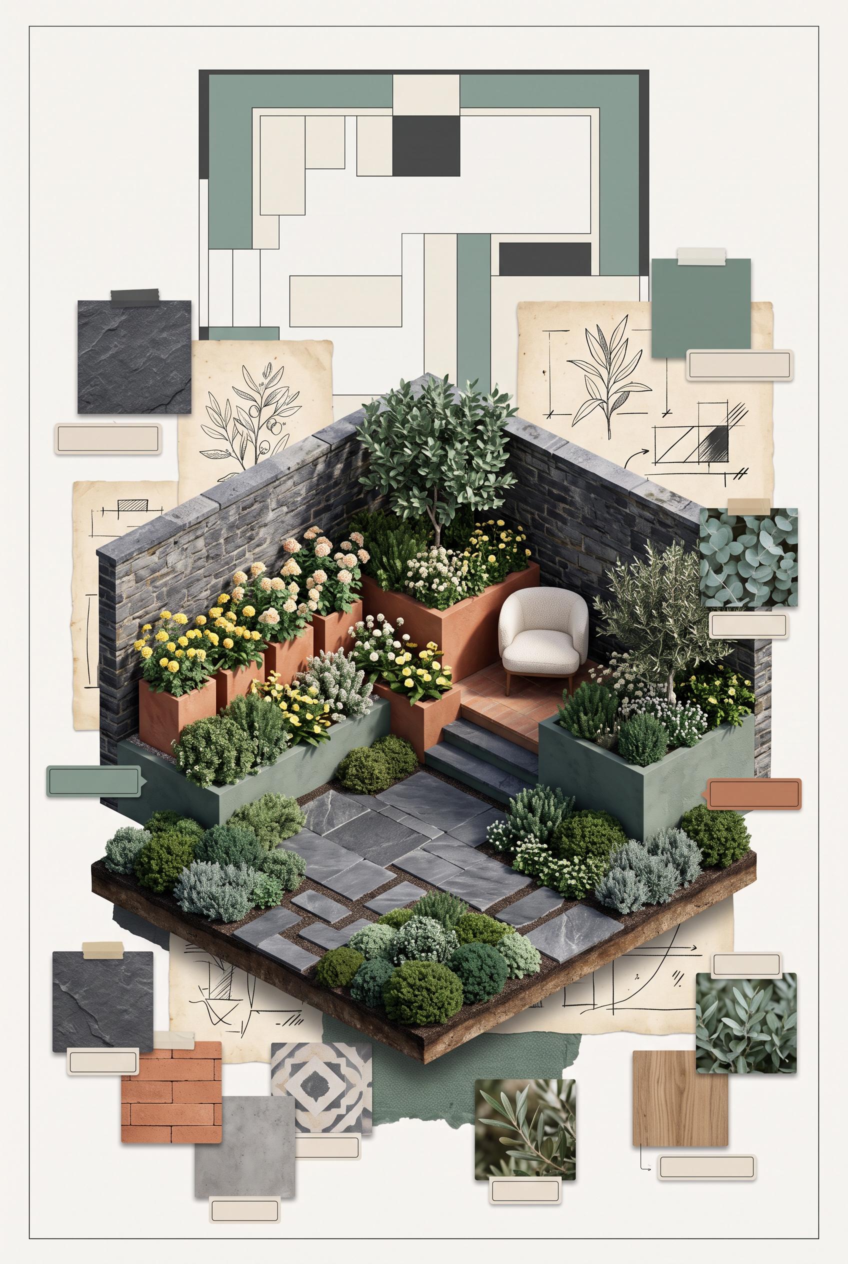 Create a commercial-quality art-directed Pinterest showcase in a vertical 2:3 composition for an ind