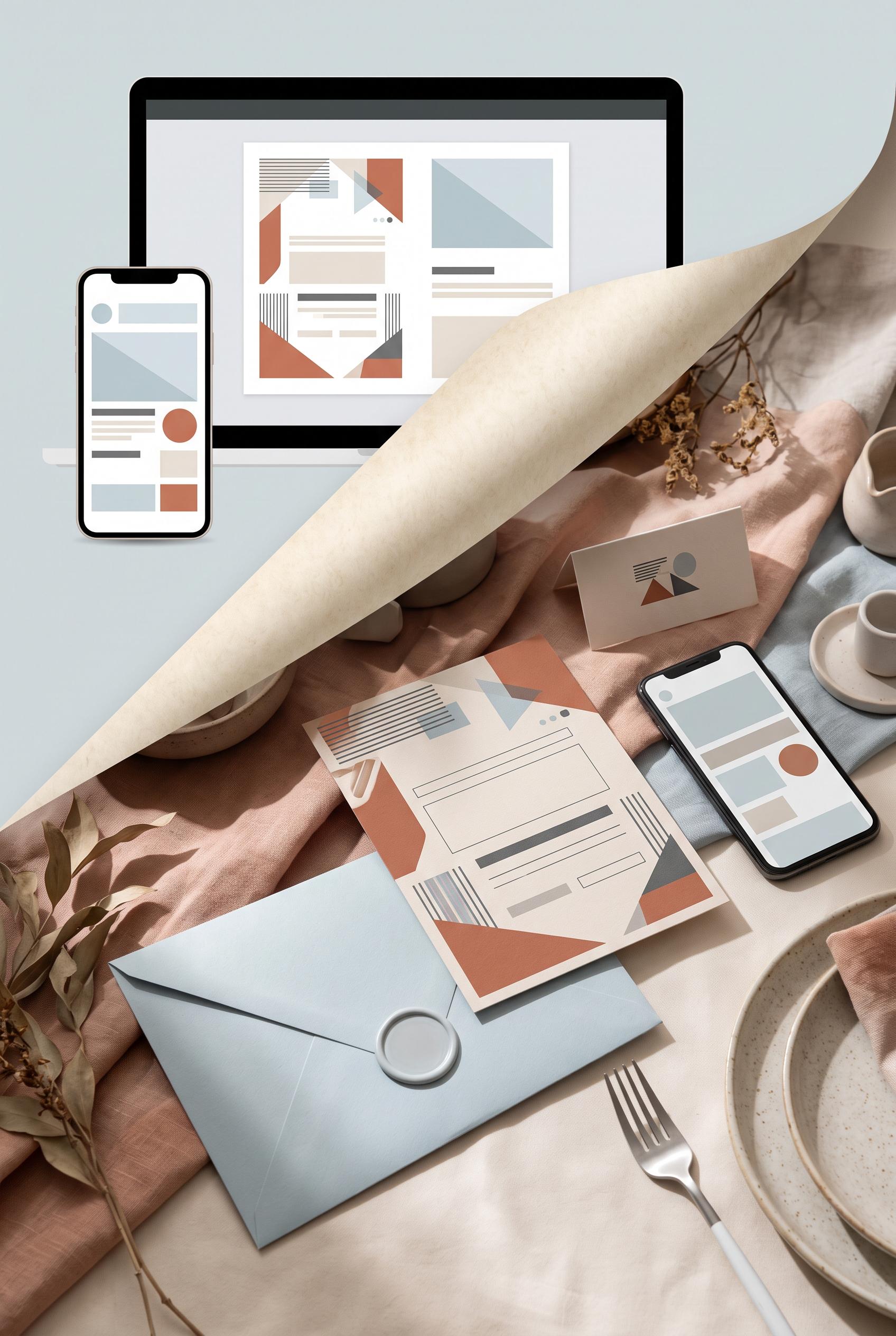 Create a commercial-quality vertical 2:3 Pinterest composition for an Etsy listing concept. Show an 