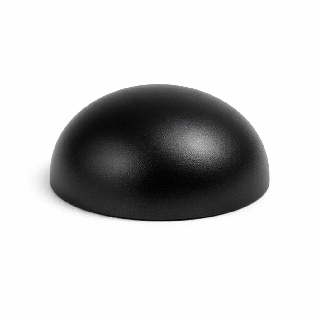 Commercial product photograph. A single residential cabinet knob. Smooth surface texture. Round Knob shape....