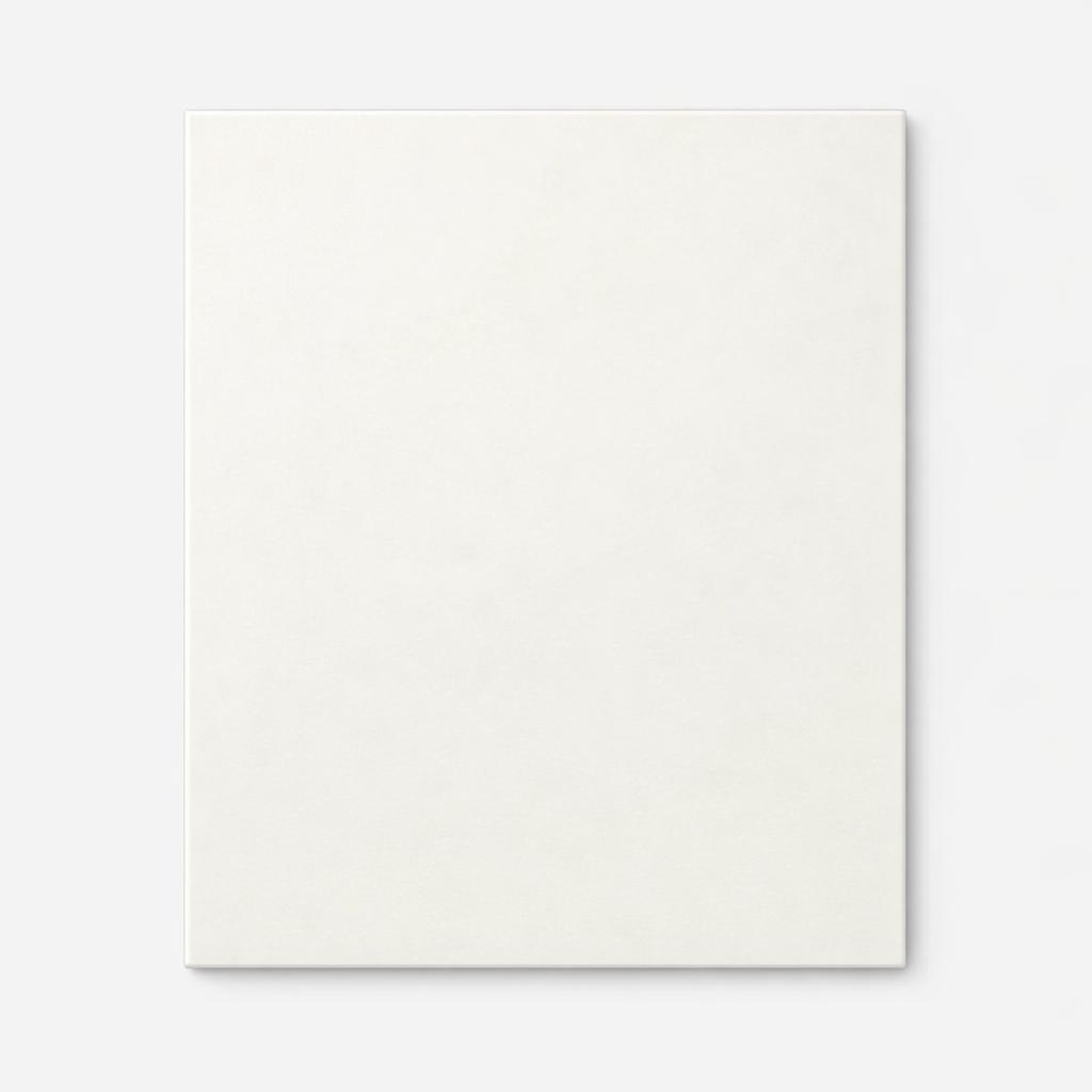 A single flat-lay product photograph of a Flat Panel kitchen cabinet door panel. Material: MDF. Color: Off-White. Finish