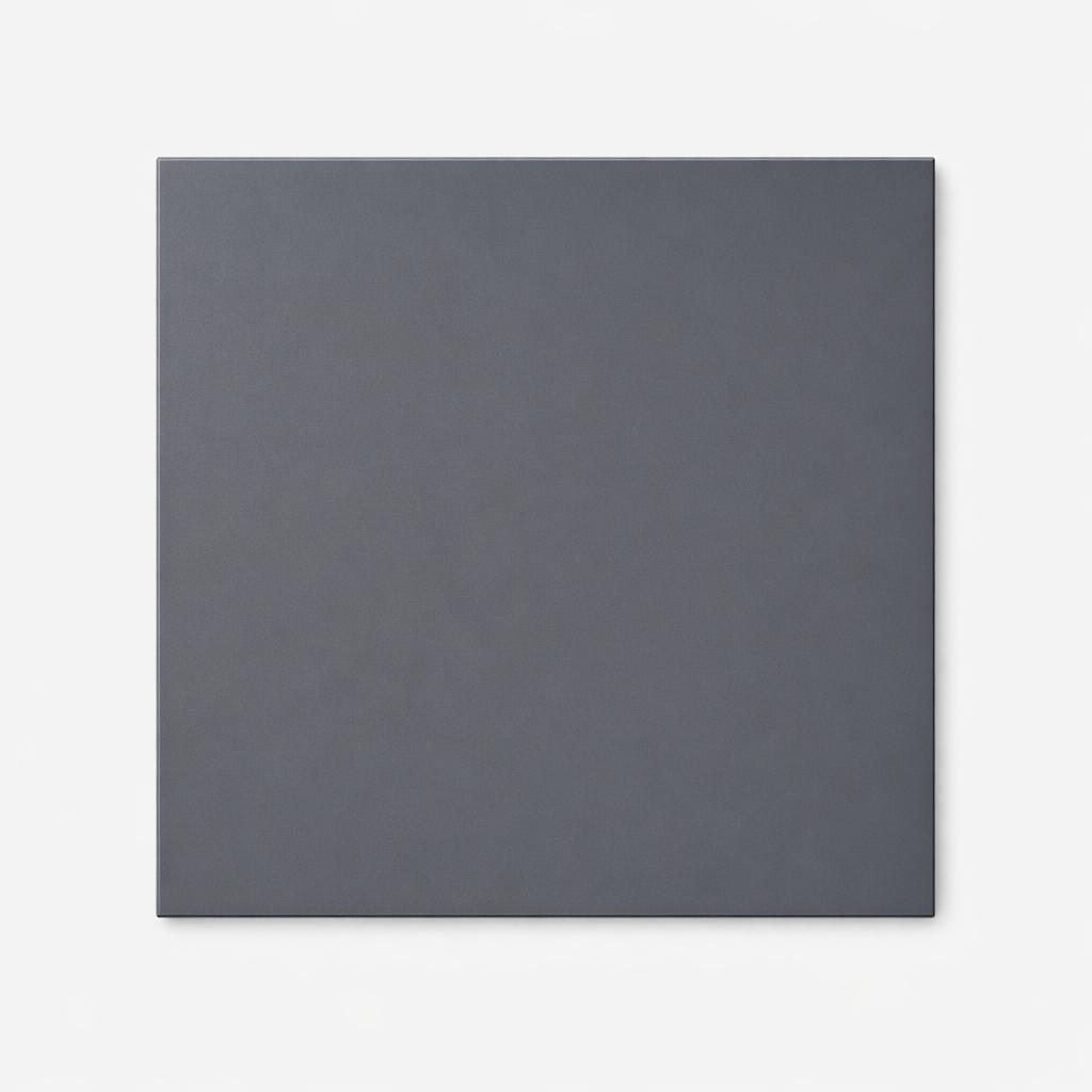 A single flat-lay product photograph of a Flat Panel kitchen cabinet door panel. Material: MDF. Color: Dark Gray. Finish