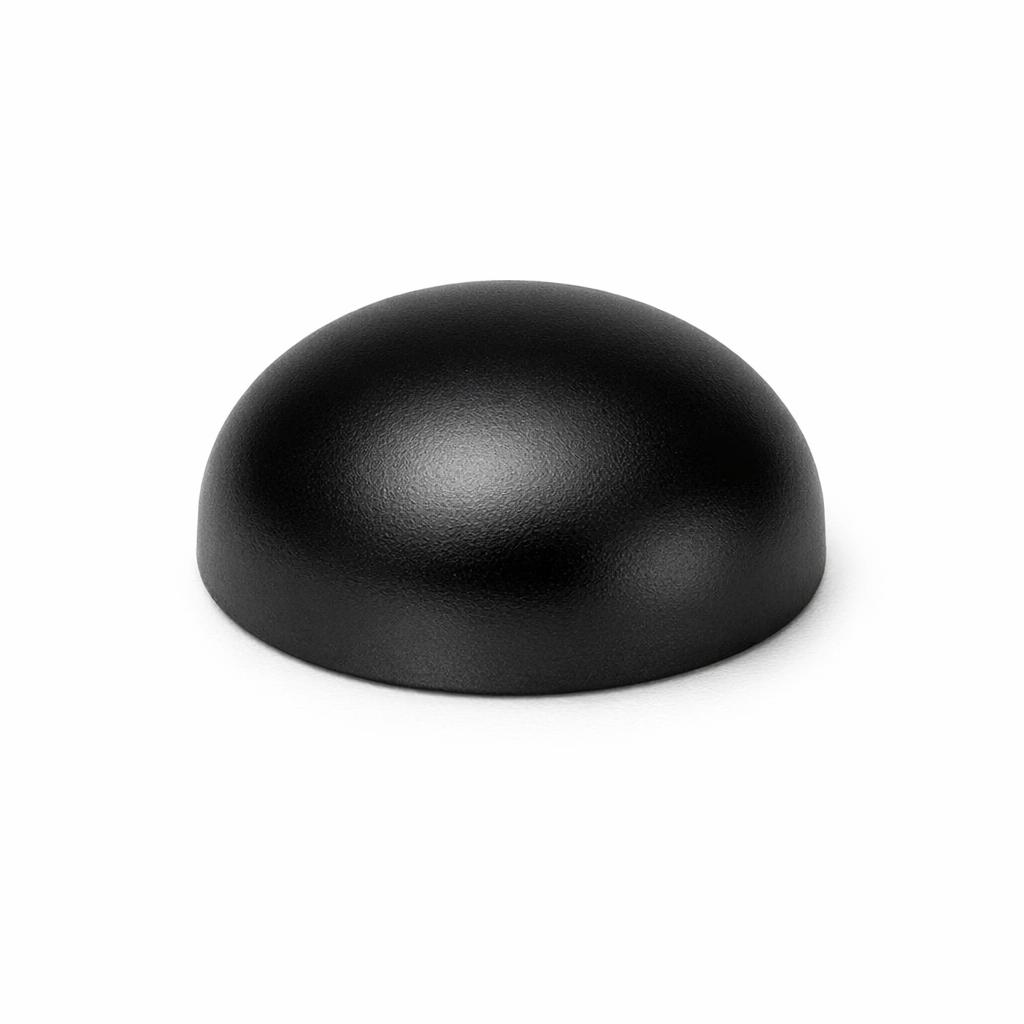 Commercial product photograph. A single residential cabinet knob. Smooth surface texture. Round Knob shape....