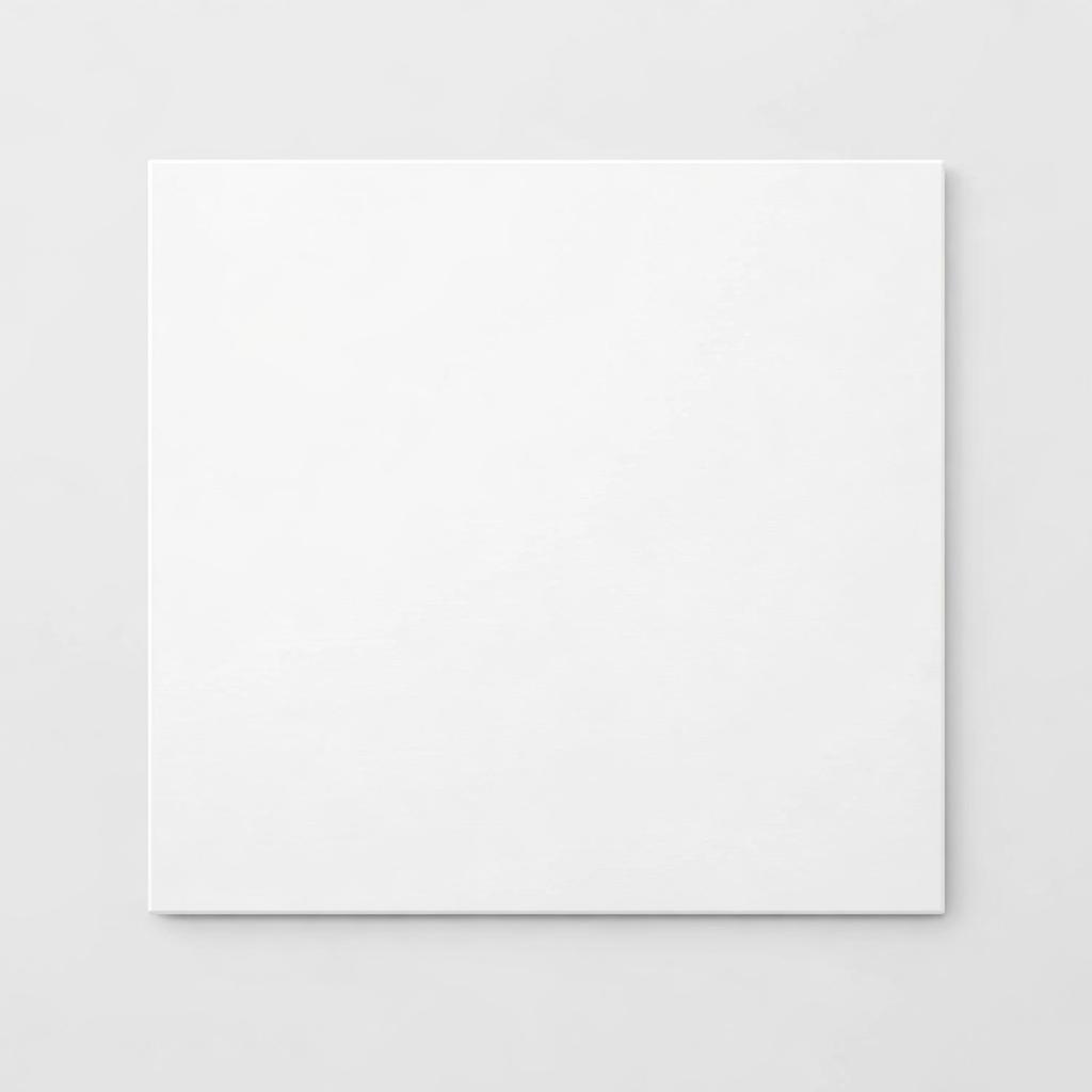 A single flat-lay product photograph of a Flat Panel kitchen cabinet door panel. Material: MDF. Color: White. Finish: Pa