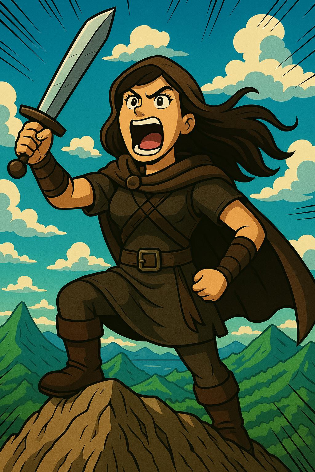 make female character out of these three pictures