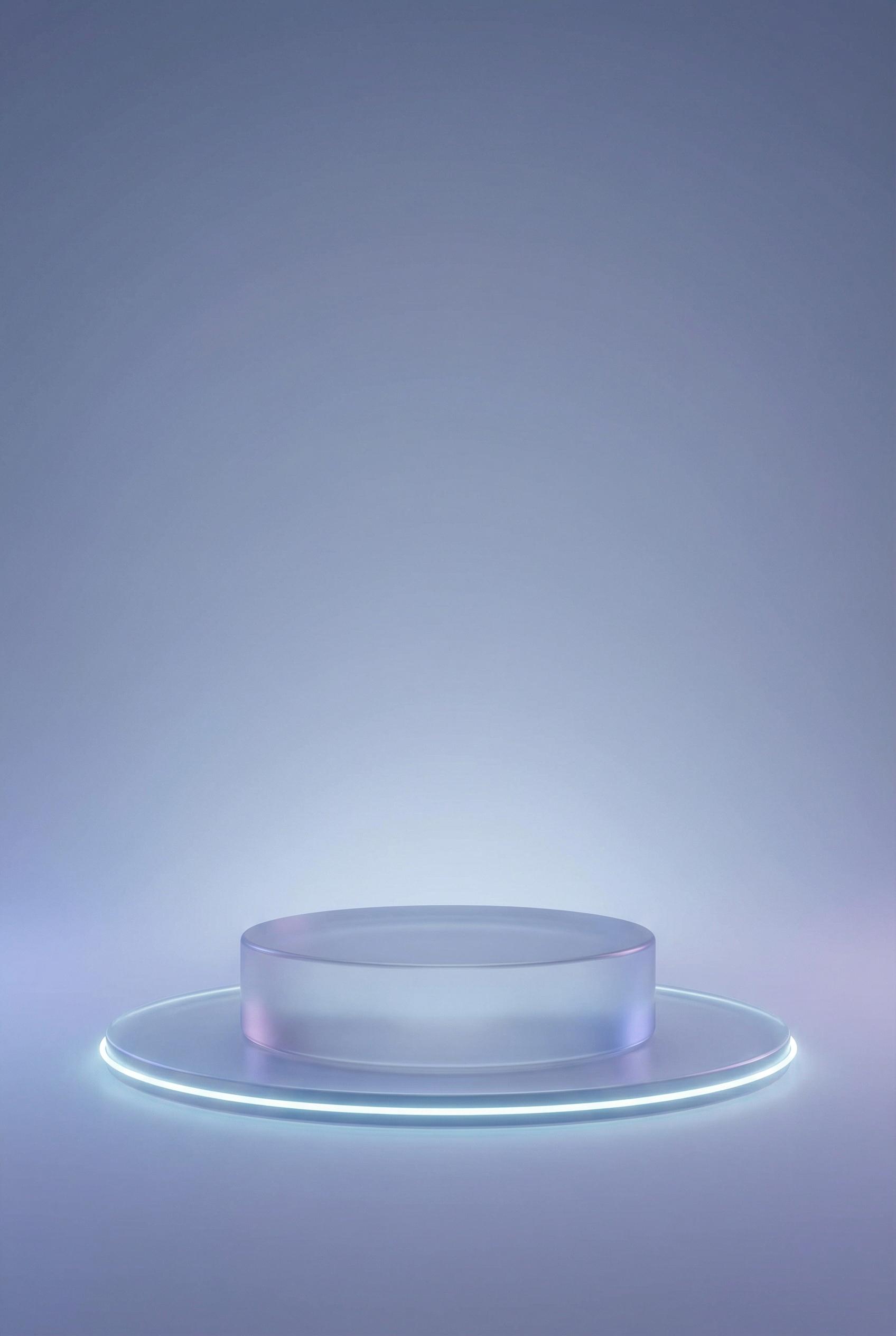 High-end ecommerce ad background, clean studio lighting, subtle gradient glow, premium product pedes